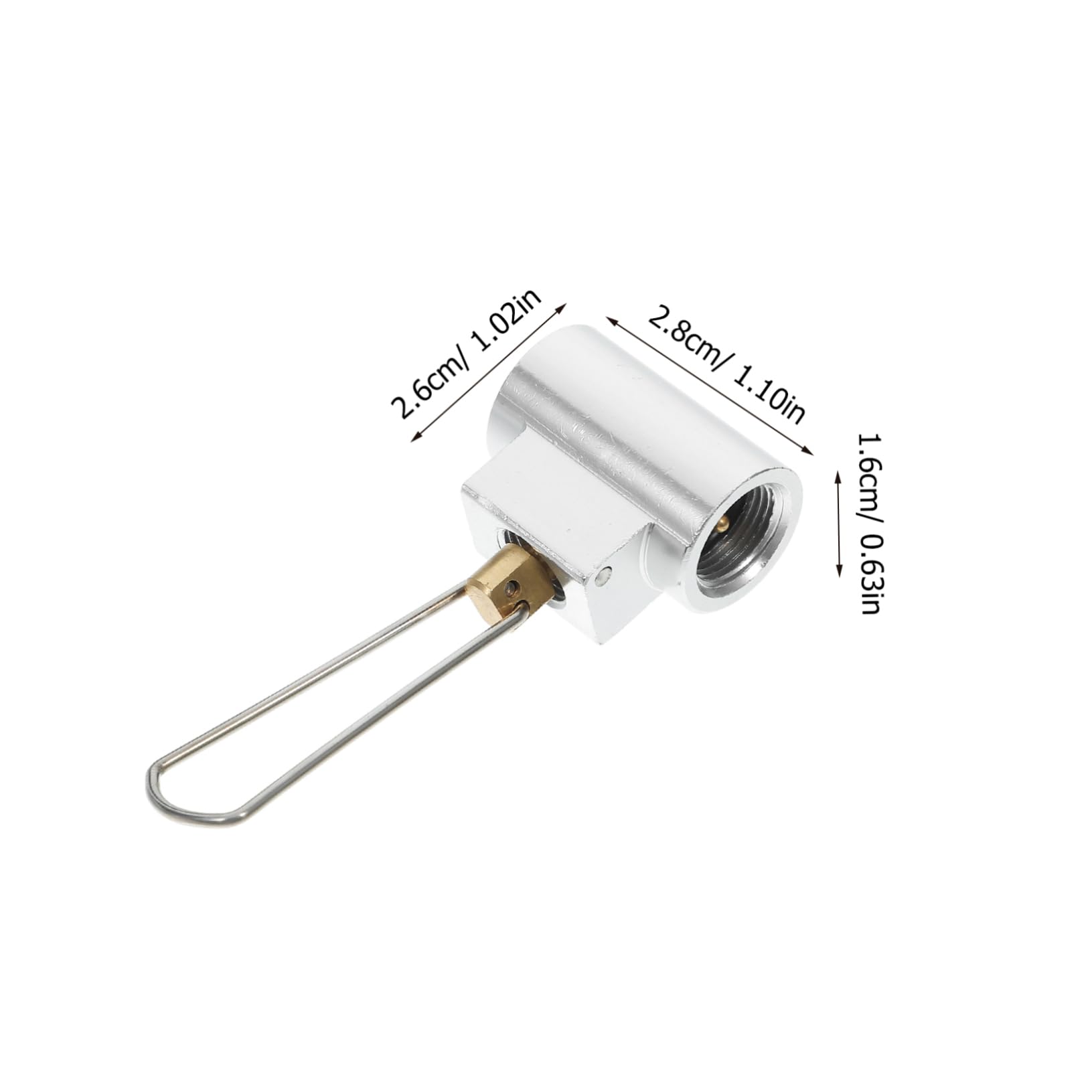 ROMISBABA Gas Conversion Adapter for Outdoor Activities Compact Canister for Camping Hiking and Picnics Reusable Gas Converter for Efficient Usage