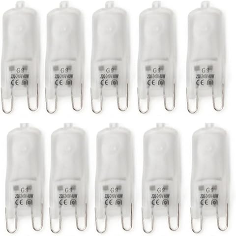 ShuoHui 10x G9 Halogen Bulbs 18W/25W Cover