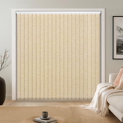 LazBlinds Room Darkening Vertical Blinds Replacement Slats – Polyester Fabric