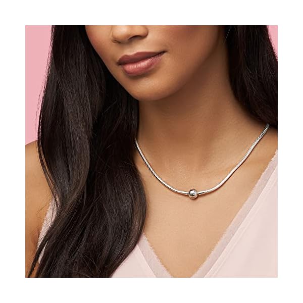 PANDORA Iconic Snake Chain Charm Necklace 590742HV - Image 4