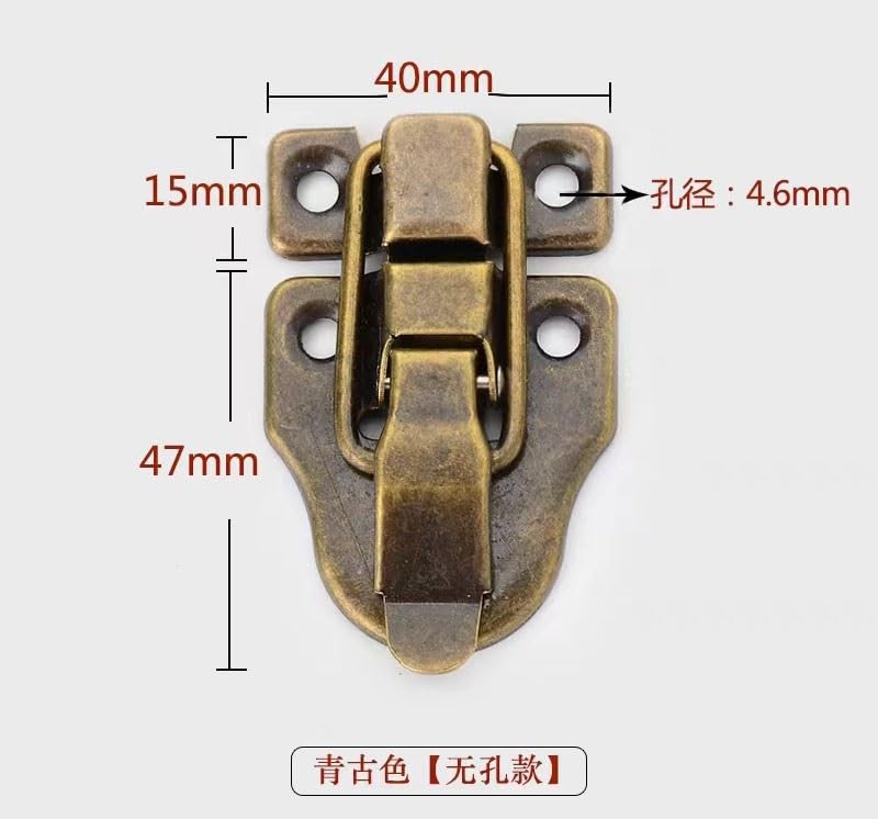 Fermoir à bascule rétro pour réparer et sécuriser une boîte à outils