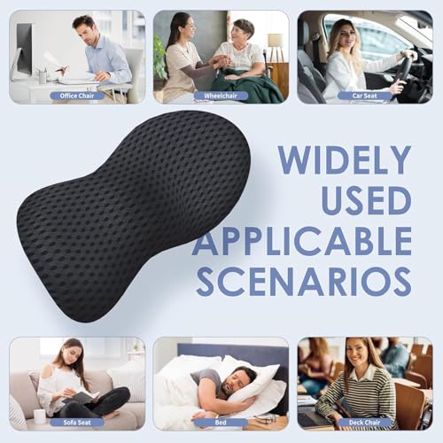 Memory-Foam Lendenwirbelkissen für Auto und Bürostuhl – Bild 4