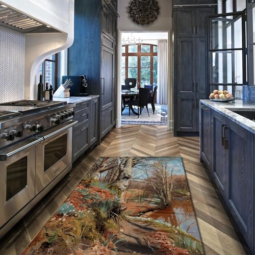 Tapis Peder Mork Monsted style à poils courts résistant 120x240cm - 3