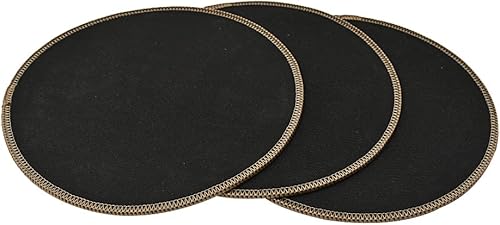 Miniatura 5 de Juego de 6 alfombrillas absorbentes de agua de 8.5 pulgadas, antideslizantes, resistentes al calor, manteles individuales bohemios, posavasos