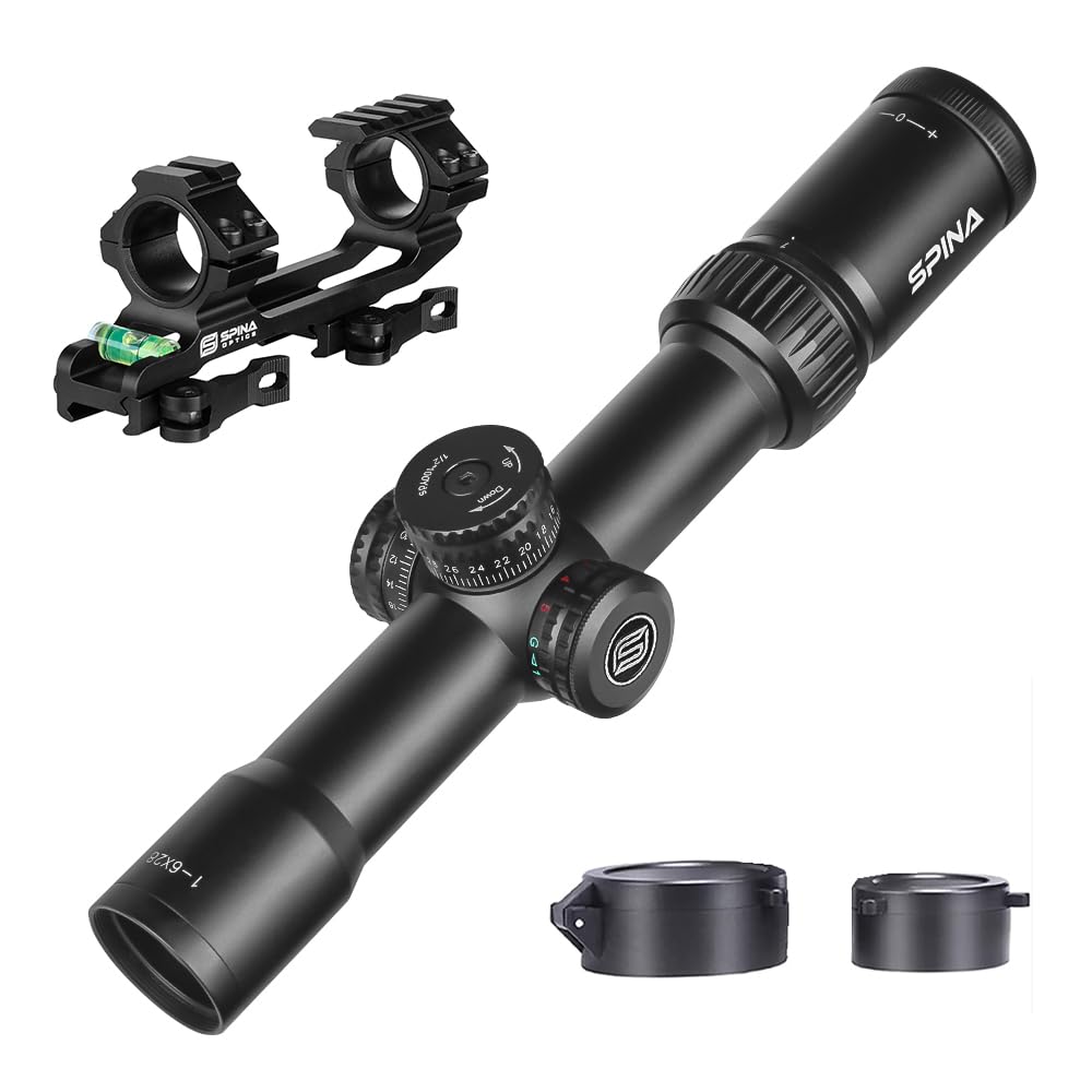 SPINA OPTICS IronClaw 1-6x28 SFP Tactical Rifle Scope Optics Sight