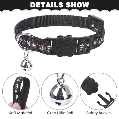 PAWCHIE Cat Harness with Leash and Collar Set - Escape Proof Adjustable Glow in The Dark Cat Harness for Kitty Outdoor Walking - Image 6