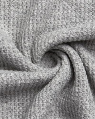 Lucky Brand Men's Henley Shirt - 2 Pack Long Sleeve Cotton Waffle Knit Henley Undershirt - Casual Shirts for Men (Size: S-XL)4