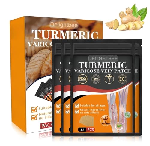 Image of Premium Varicose Veins Patches Dredge Vein Smoothing Varicose Veins Reduce Swelling Relieve Pain Instant Relief From Muscular Pain Improve Blood Circulation Skin Friendly (PACK OF 2 (24pcs))