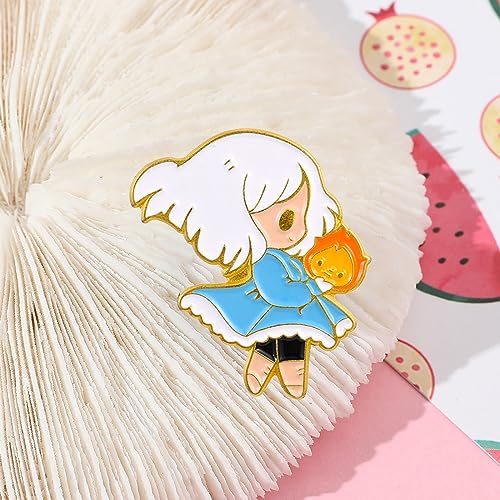 Image of Cute Enamel Pins Cartoon Lapel Pin Brooch Badge for Backpack Jackets Funny Tiger Pins for Gift Anime Enamel Pin for Clothing Hat Decoration