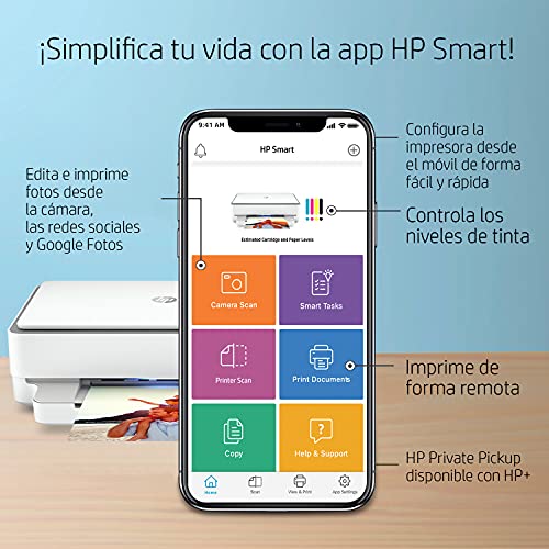 Impresora Multifunción HP Envy 6020e - 6 meses de impresión Instant Ink con HP+