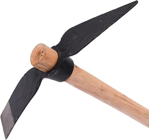 Miniatura 7 de Selección de azada de jardín Selección de jardín Mattock Herramienta de mano multiusos Excavación Deshierbe siembra Torneado Herramientas de minería