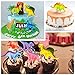 GIDGOD Dinosaur Figures for Toddlers Kids Toys 7 inch Jumbo Figure Educational Mini Small Kimicare Animal Toy,Cake Decoration Dinosaur Girls Boys Gift Party Supplies