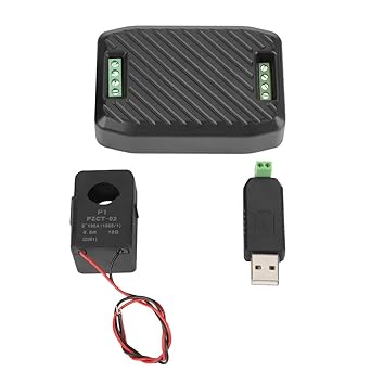 100A Multi Function Meter Voltage Current Power Factor Frequency Energy Tester UART to RS485 Voltmeter Ammeter (Split CT(100A)+USB to 485 module PZEM-016)