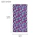 SyXIOP Fashion Navy Blue Heart Leopard Long headscarf cute gifts for women for head bufandas para mujer