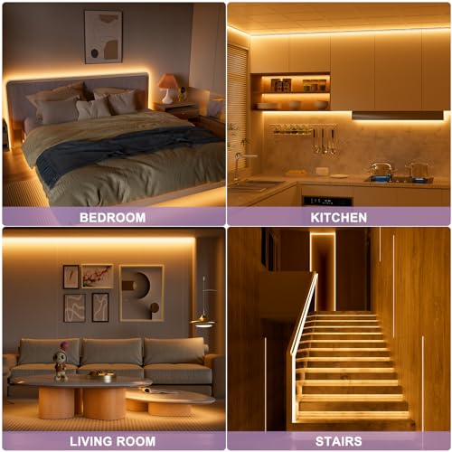 Tira LED MIWISE COB 2700K 10m con control remoto miniatura 6