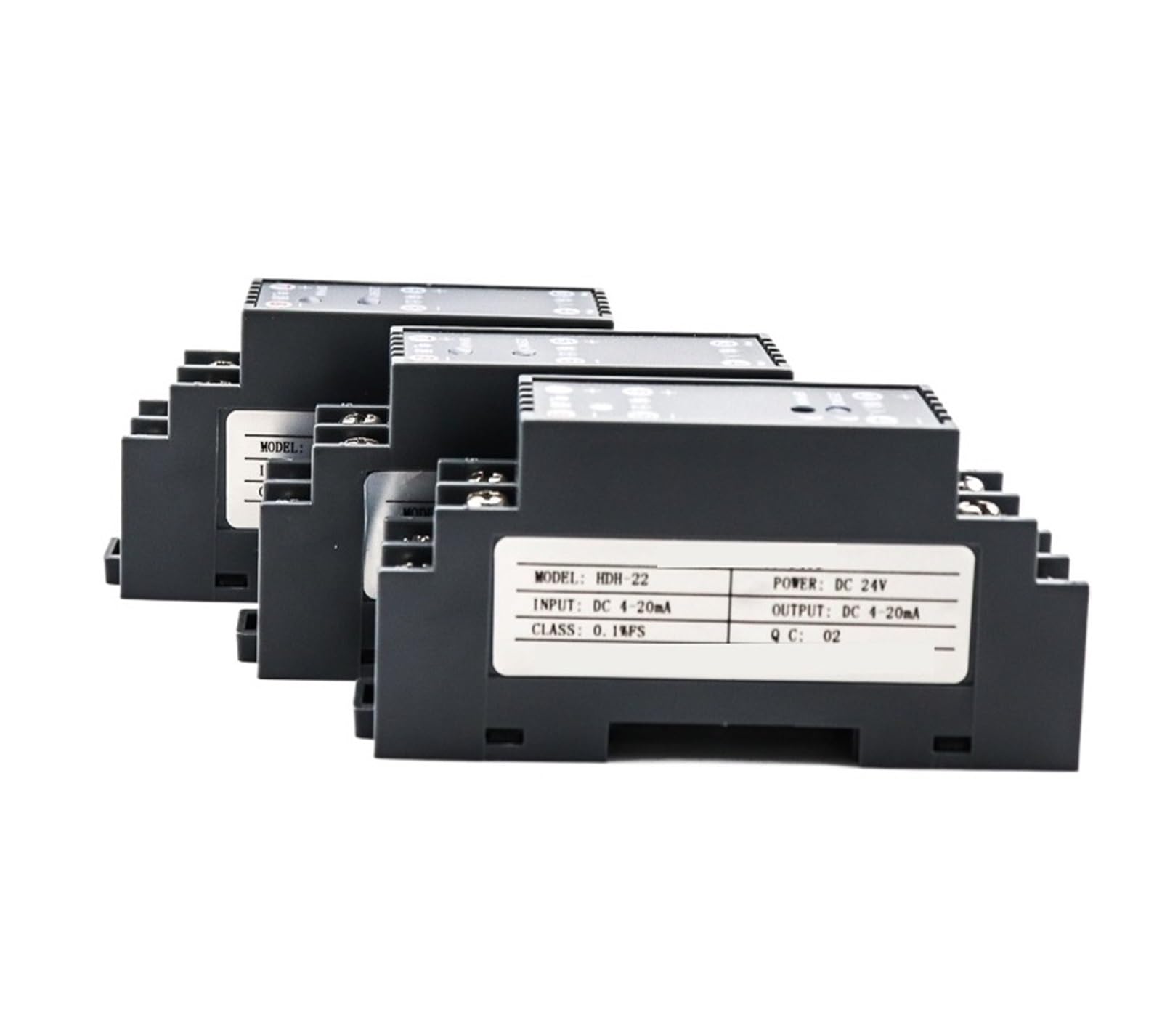 CJKXPZMH 1pcs 1 in 1 out Signal isolation module DC current isolation transmitter 4-20ma 0-10V(In 0-20mA)