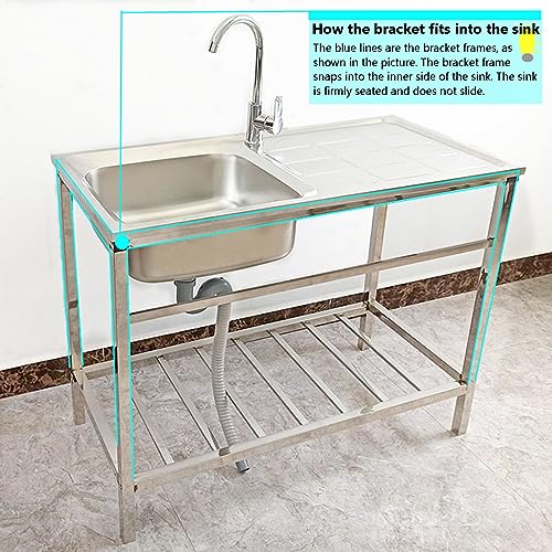 El mejor review de Fregadero industrial comprados en linea. 30 Imagen adicional