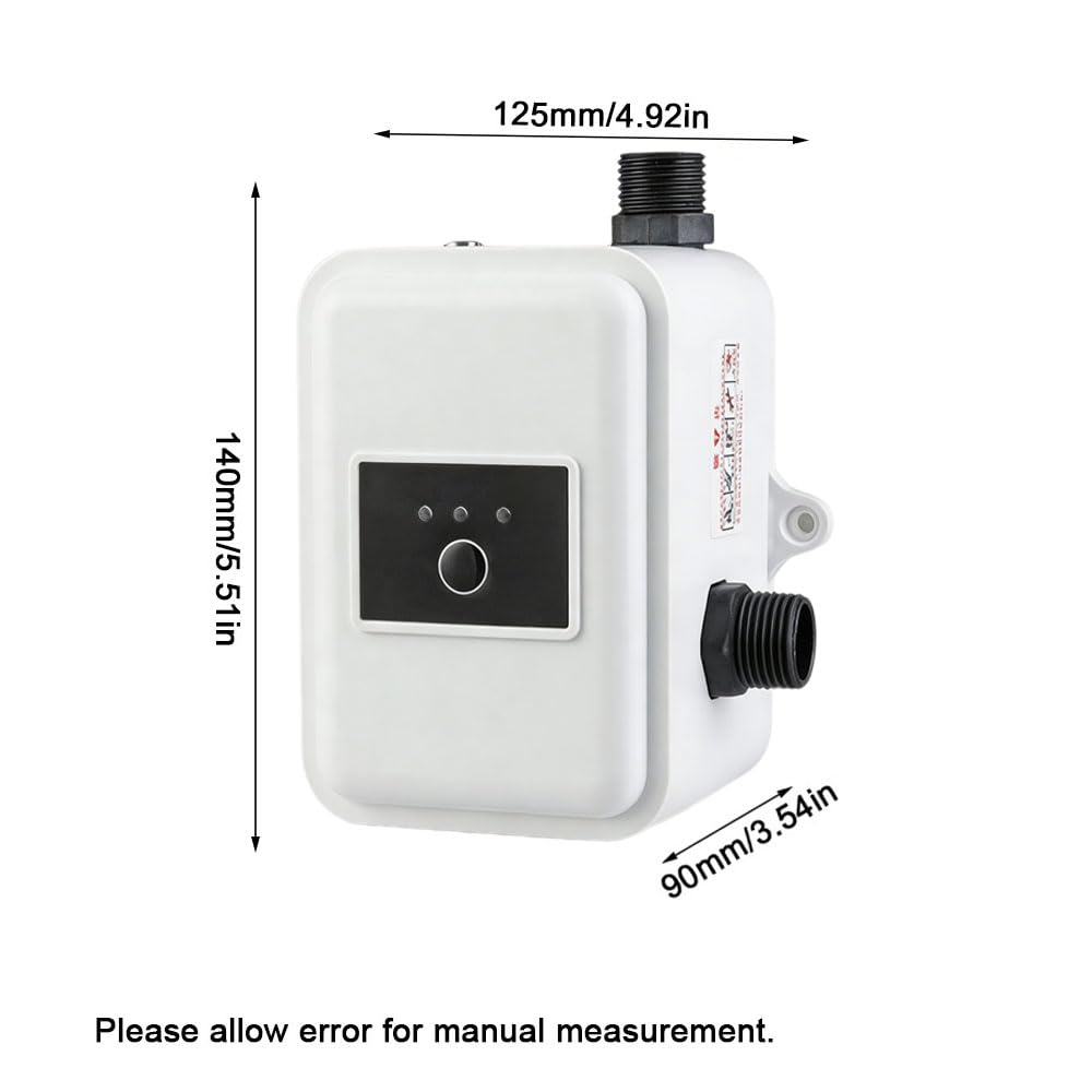 SEIWEI Pompa di aumento della pressione dell'acqua DC 24V 32L/min Doccia