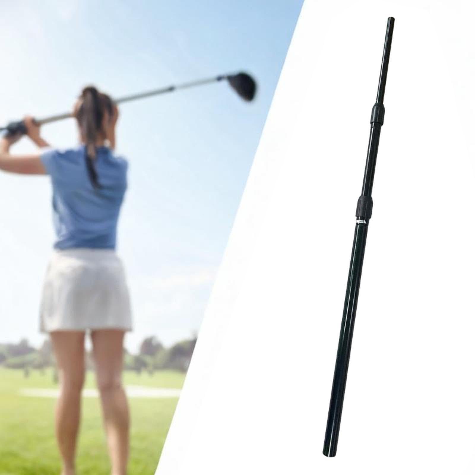 Mazza da Golf con Asta Estensibile a 3 Sezioni, Lunghezza Regolabile per Ferro E Legno