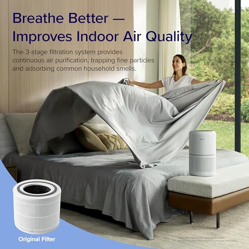 Levoit CORE 300-P Air Purifier For Home Allergies Pets Hair In Bedroom, Covers Up To 1095 Ft² By 45W High Torque Motor, 3-In-1 Filter With Hepa Sleep Mode thumb #6