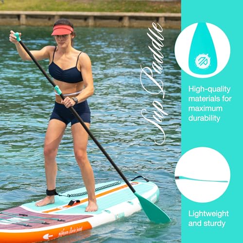 Image of niphean 3 /4-Piece Kayak Paddle, Adjustable Paddle Board Paddles, SUP Paddle | Lightweight and Durabl, Detachable Stand Up Paddle Board Accessories Oars with Aluminum Alloy Shaft and Fiberglass Blade