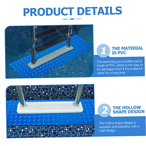 Alfombrilla protectora antideslizante para escalera de piscina miniatura 5
