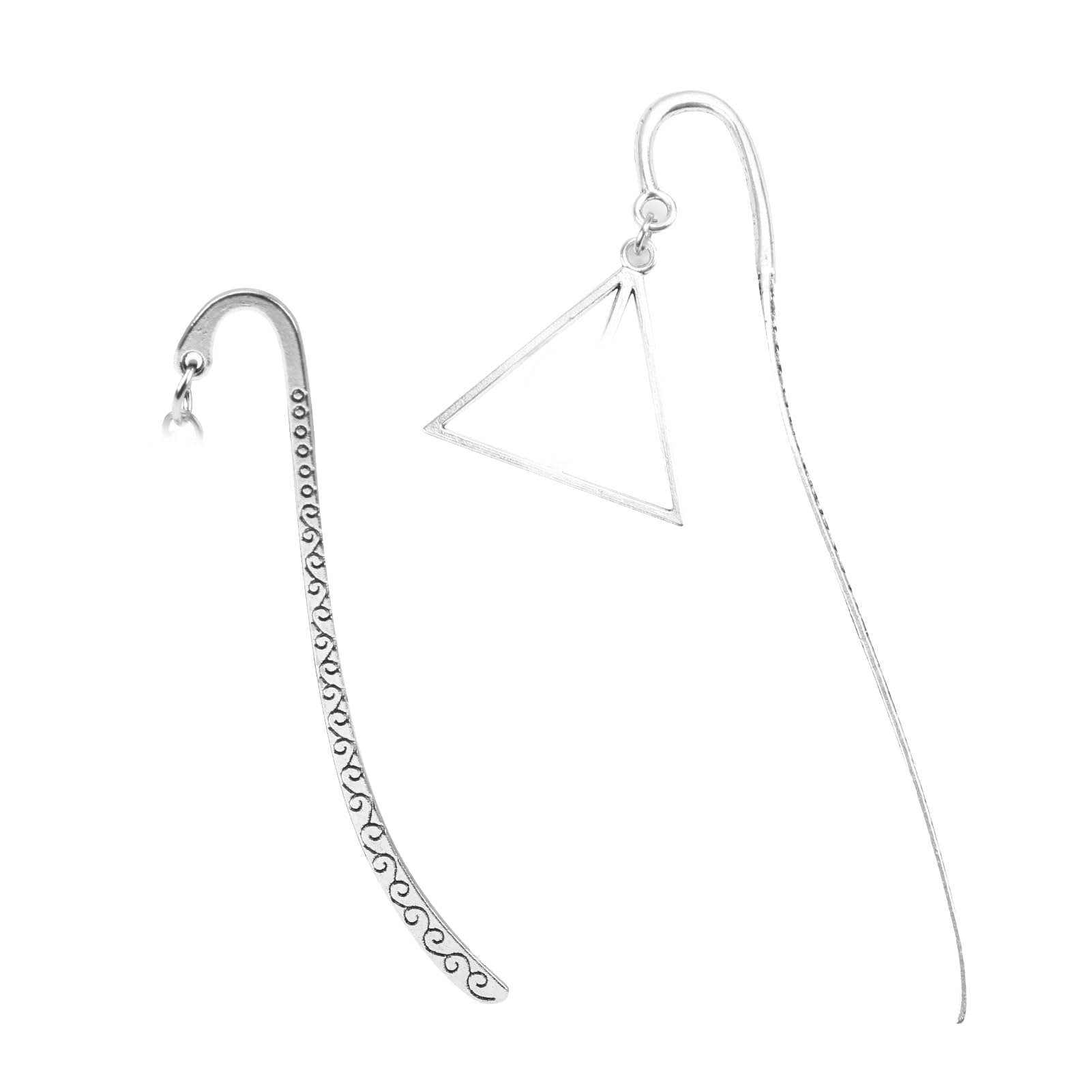 2 Piezas Marcapáginas de Metal Temático, Marcador Clásicos Marcador de Página con Colgante, Marca Paginas Libros,Accesorio de Lectura,Regalo para Profesora Lectores amantes de los libros y Estudiantes