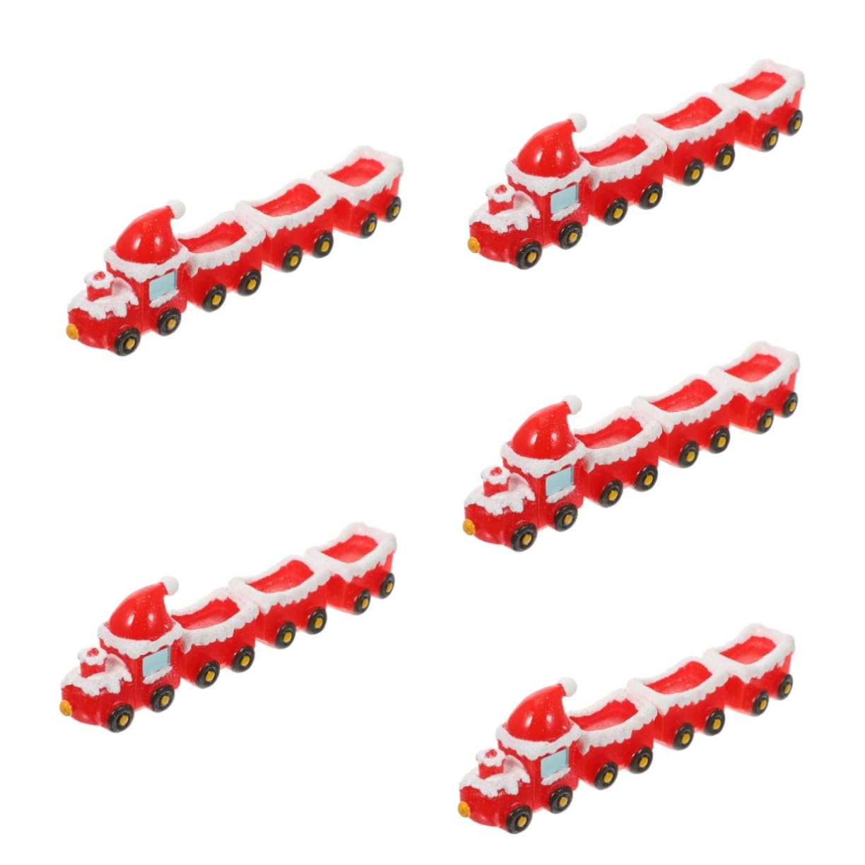 Didiseaon 5 Set Di Decorazioni Natalizie Con Slitta Trainata Da Alci Carrozza Trainata Da Cervi Micro Paesaggi Decorazioni Natalizie In Lamina Decorazioni Per Le Feste Decorazioni