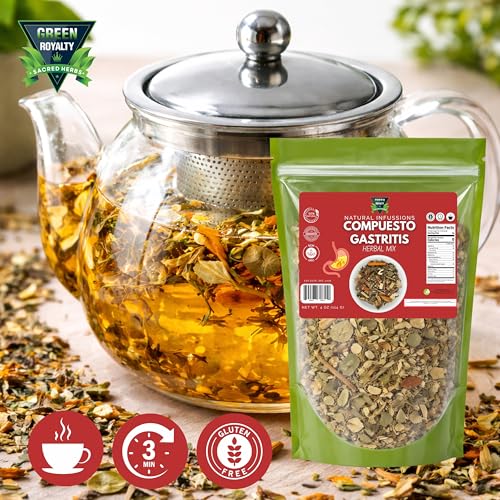 Green Royalty Herbal Tea for Gastritis Relief