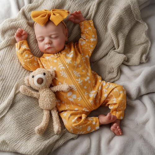 Muñeca Reborn Bebé Realista 20 Pulgadas Vinilo Suave miniatura 1