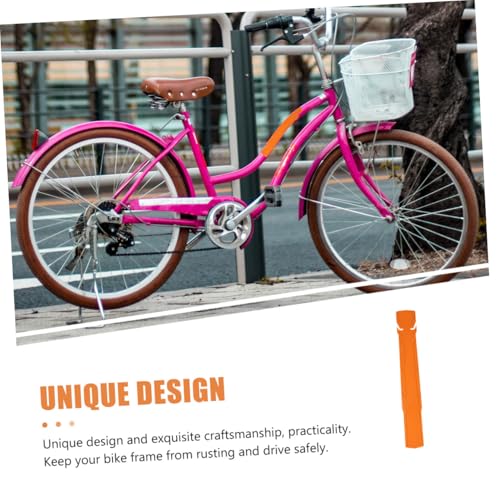 Cinta protectora para cuadro de bicicleta Yardwe, PVC, color naranja, 39,5 x 6 cm miniatura 3