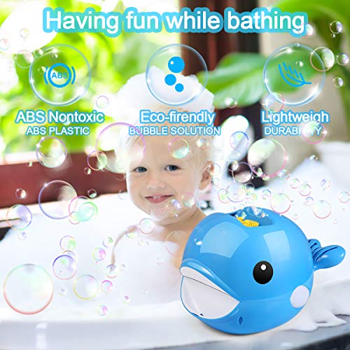 Fane Bubble Machine, Bubble Blower with Bubble Solution Included, Fun Bubbles Blowing Toys for Kids, Best Birthday Gift for Boys and Girls - Thumbnail 6