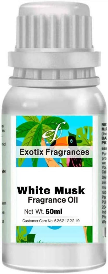 Exotix Fragrance White Musk vintage perfume for men and women long lasting 50ml