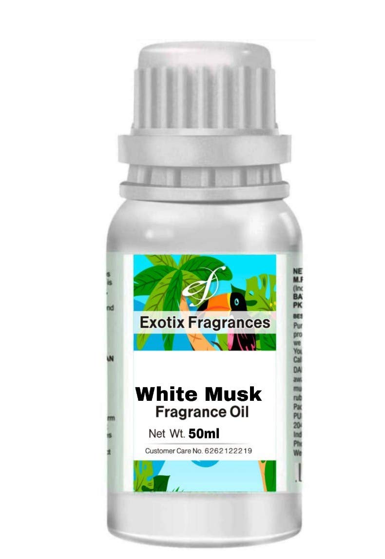 Exotix Fragrance White Musk vintage perfume for men and women long lasting 50ml