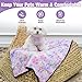 EXPAWLORER Fluffy Dog Blankets with Paw Print - Super Soft Warm Premium Fleece Pet Blanket, Cozy Flannel Throw for Small Dog Cat Puppy Kitty, Sleep Bed Mat Cover