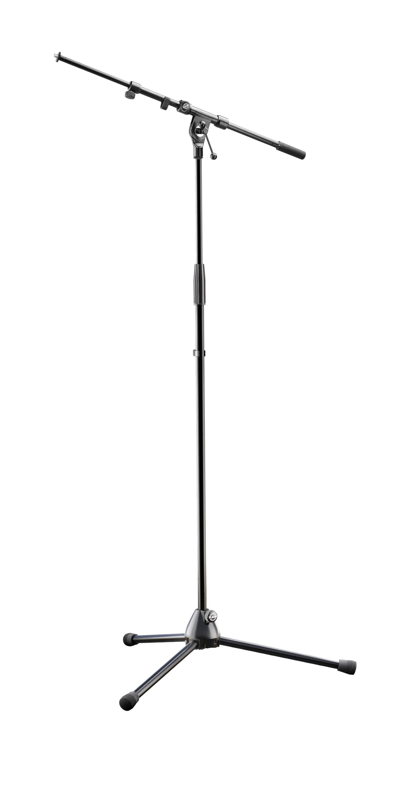 K & M Microphone Stand with Telescopic Boom Arm