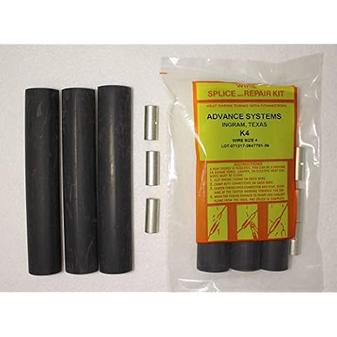 K4 Submersible Pump Wire Splice Kit Repair and Installation. #4 AWG, 3 Wires Easy and Reliable. Crimp It - Shrink It and Forget it! Cover