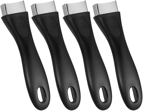 4 asas de repuesto para ollas y sartenes, de acero inoxidable, asas de repuesto para utensilios de cocina, accesorios para el hogar, cocina, mango