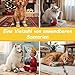 DqiUnaX Hundesocken Anti Rutsch, 5 Paar Pfotenschutz Mit Niedlichen Designs, Anti-Rutsch Socken Für Kleine Hunde, Indoor Schutz Bei Kälte Und Glatten Böden, Größe M 7,5 * 3 cm