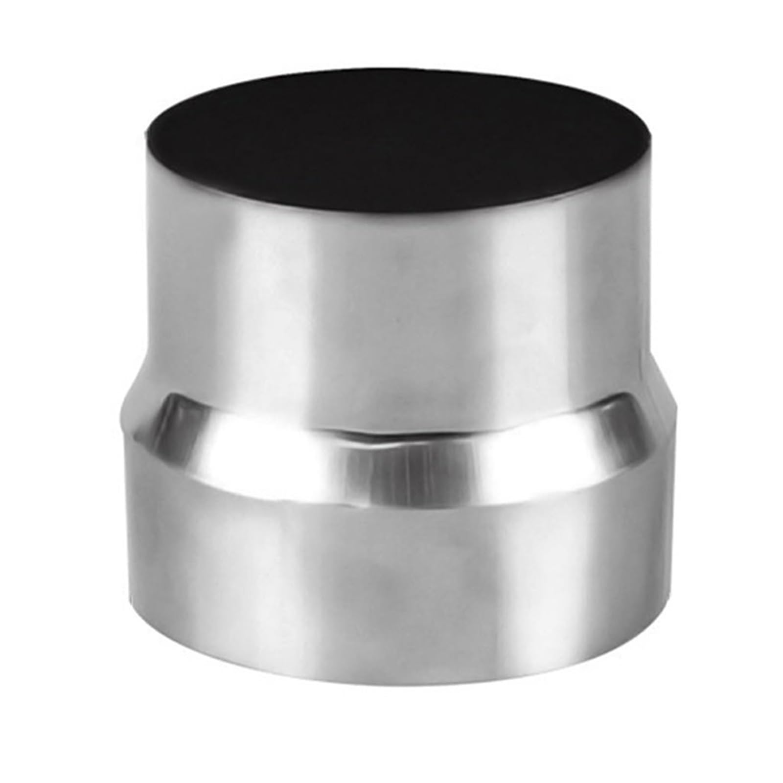 Stainless Steel Chimney Flue Liner Reducer, Stove Pipe Reducer Flue Connector, Chimney Adaptor Stove Pipe(9cm~8cm)