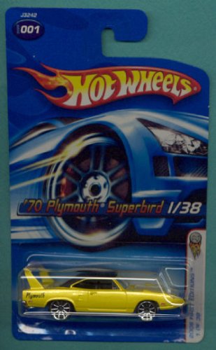 Hot Wheels Plymouth Superbird 1:64 Escala Amarillo miniatura 1