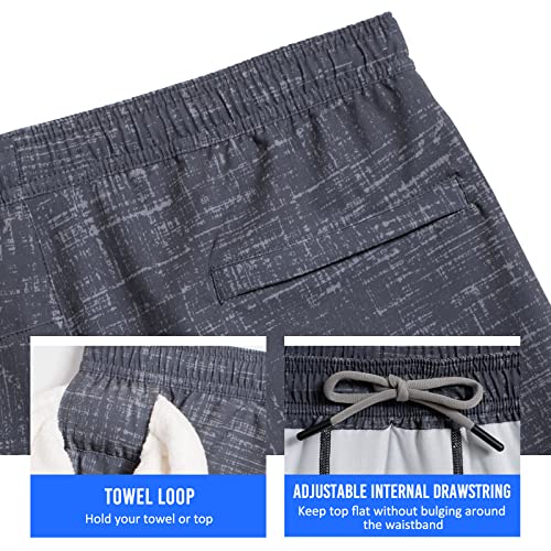 Image of maamgic Mens Workout Shorts 2 in 1 Stretch 5 inch / 7 inch Gym Shorts Running Shorts with Compression Liner Zip Pocket