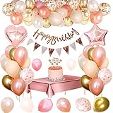 【Weit verbreitet】-Das Ballonset für Geburtstagsdekoration eignet sich für alle Gelegenheiten wie Geburtstagsfeiern, Hochzeitsjubiläen, Jubiläumsfeiern, Hochzeitsfeiern, tägliche Dekorationen usw. Verkleiden Sie sich, dekorieren Sie Ihr schönes Leben.