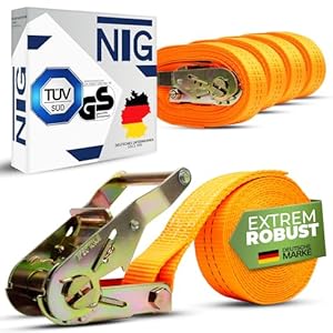 Ntg LS.7501X5 Spanngurte Set 5 Stück