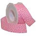 Morex Ribbon Leopard Grosgrain Ribbon, 1-1/2-Inch by 20-Yard, Pink