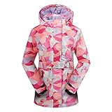 Phibee Girls' Sportswear Waterproof Windproof Snowboard Ski Jacket