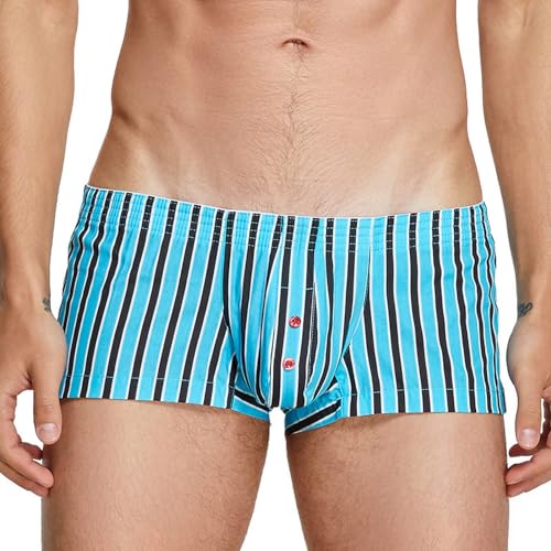 Men's Casual Stripe Boxer Shorts Sleepwear Underwear Arrow Panties Men Pajamas Sleep Bottoms