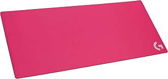 Logitech G840 XL Cloth Gaming Mouse Pad - 0.12 in Thin, Stable Rubber Base, Performance-Tuned Surface - Magenta