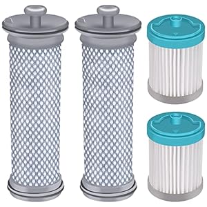 Filter Replacement for Tineco A10 A11 Hero, A10 A11 Master, PURE ONE S11, PWRHERO11 Snap Cordless Vacuum Cleaner, 2 Pre filters and 2 HEPA filters