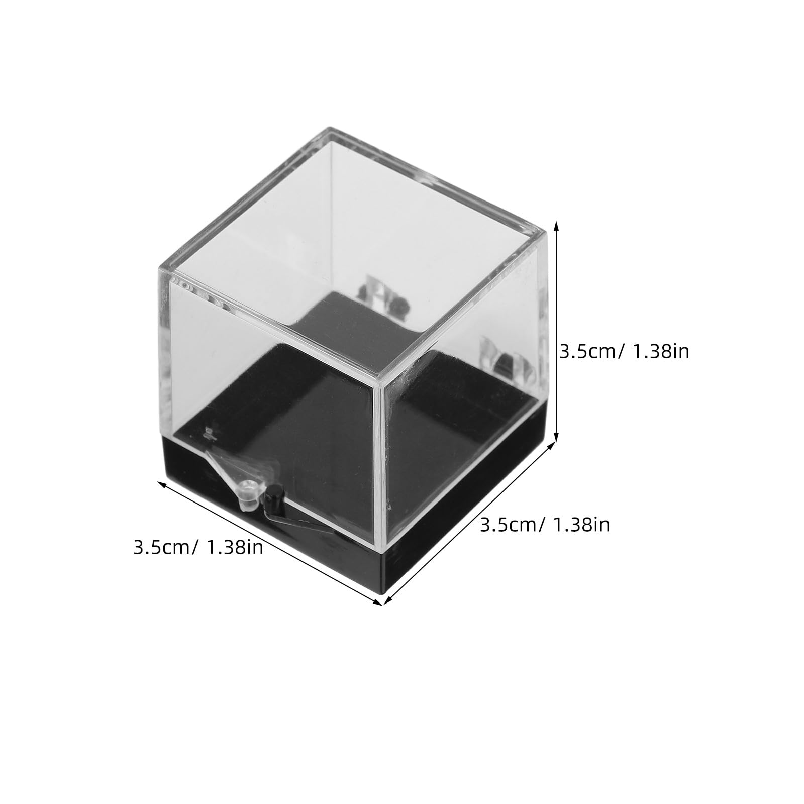 24stücke Teiliges Mineralien Display Box Transparent Klare Aufbewahrungsbox für Edelsteine Kristalle Sammlervitrine Mineralien Steine Sammelbox für Zuhause Büro